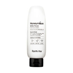 Акція на Освітлювальний крем для обличчя Farmstay Honeymoon White Flower Tone-Up Cream, 150 мл від Eva