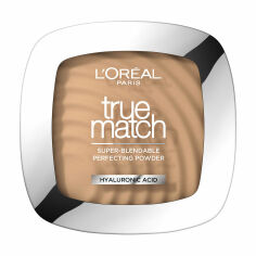 Акция на Компактна пудра для обличчя L'Oreal Paris True Match Super Blendable Perfecting Powder, 3D/W Golden Beige, 9 г от Eva