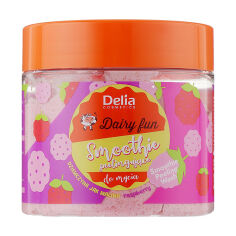 Акція на Пілінг-гель для душу Delia Cosmetics Dairy Fun Smoothie Peeling Wash Raspberry Малина, 350 мл від Eva