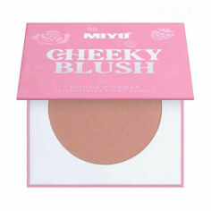 Акция на Компактні рум'яна для обличчя Miyo Cheeky Blush Rouge Powder Delightfully Pinky Cheeks 03 False Peach, 8 г от Eva