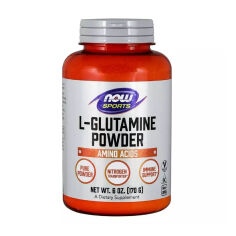 Акция на Дієтична добавка амінокислота в порошку NOW Foods L-Glutamine Powder Л-Глютамін, 170 г от Eva
