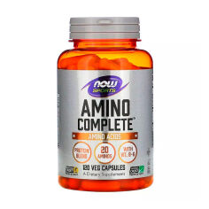 Акция на Дієтична добавка в капсулах NOW Foods Amino Complete Амінокомплекс, 120 шт от Eva
