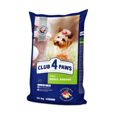 Акция на Сухий корм для собак Club 4 Paws Premium для малих порід, 14 кг от Eva