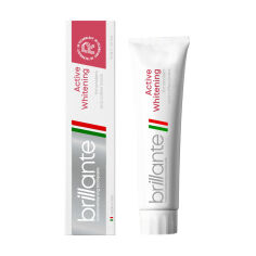 Акция на Зубна паста Brillante Active Whitening Toothpaste для курців та поціновувачів кави, 75 мл от Eva