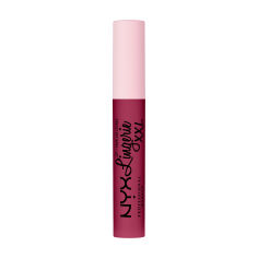 Акція на Рідка матова помада для губ NYX Professional Makeup Lip Lingerie XXL Matte Liquid Lipstick 17 XXTended, 4 мл від Eva