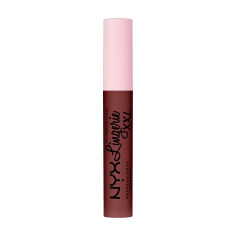 Акція на Рідка матова помада для губ NYX Professional Makeup Lip Lingerie XXL Matte Liquid Lipstick 09 Deep Mesh, 4 мл від Eva