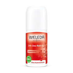 Акція на Кульковий дезодорант Weleda 24h Garnet Deodorant Roll-On Гранат, жіночий, 50 мл від Eva