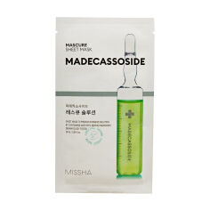 Акция на Тканинна маска для обличчя Missha Mascure Rescue Solution Sheet Mask Madecassoside з мадекасосидом, 28 мл от Eva