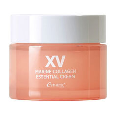 Акція на Інтенсивно зволожувальний крем для обличчя Esthetic House Marine Collagen Essential Cream з морським колагеном, 50 мл від Eva