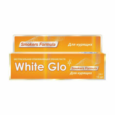 Акція на Екстрасильна відбілювальна зубна паста White Glo для курців, 24 г від Eva