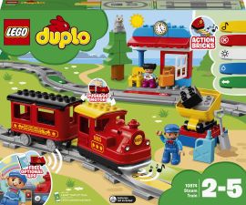 Акция на Конструктор LEGO DUPLO Паровоз (10874) от Будинок іграшок