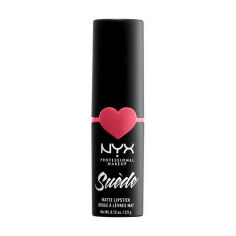 Акция на Матова помада для губ NYX Professional Makeup Suede Matte Lipstick 27 Cannes, 3.5 г от Eva