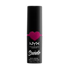 Акция на Матова помада для губ NYX Professional Makeup Suede Matte Lipstick 12 Clinger, 3.5 г от Eva