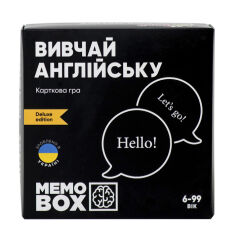 Акція на Настільна гра JoyBand MemoBox Delux Вивчай англійську (MBD104) від Будинок іграшок