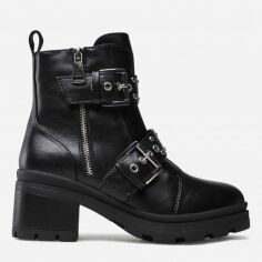 Акція на Жіночі зимові черевики високі DeeZee SWS5055-04A 39 Чорні від Rozetka