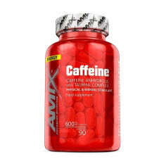 Акція на Дієтична добавка в капсулах Amix Nutrition Caffeine with Taurine Кофеїн із таурином, 600 мг, 90 шт від Eva
