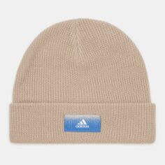 Акція на Шапка Adidas Ess Beanie Cuff II3520 OSFY 54 Wonder beige від Rozetka