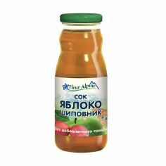 Акція на Дитячий сік Fleur Alpine Organic Яблуко-шипшина, від 4 місяців, 200 мл від Eva