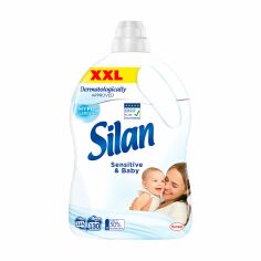 Акция на Кондиціонер для білизни Silan Sensitive & Baby, 130 циклів прання, 2.86 л от Eva