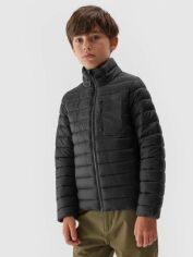 Акция на Дитяча демісезонна стьобана куртка для хлопчика 4F 4FJAW23TDJAM220-21S 122 см от Rozetka