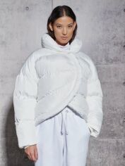 Акция на Куртка демісезонна коротка жіноча Missguided RS110532 36 Біла от Rozetka