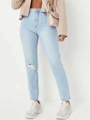 Акция на Джинси Regular Fit жіночі Missguided G1807079 40S Блакитні от Rozetka