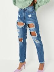 Акция на Джинси Regular Fit жіночі Missguided G1805933 38 Синие от Rozetka