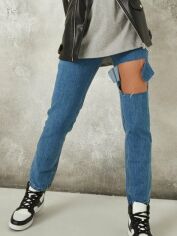 Акція на Джинси Regular Fit жіночі Missguided G1808217 38 Сині від Rozetka