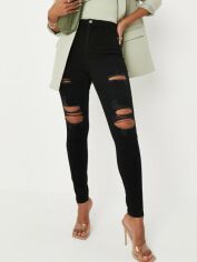 Акція на Джинси Skinny жіночі Missguided G1808508 38S Чорні від Rozetka