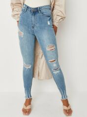 Акция на Джинси Skinny жіночі Missguided G1801167 38L Сині от Rozetka