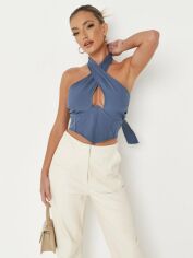 Акція на Корсет-топ жіночий Missguided TW630141 42 Синій від Rozetka