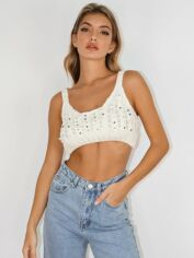 Акція на Топ жіночий Missguided K2234067 38-40 Білий від Rozetka