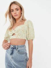 Акція на Топ жіночий Missguided PTX12971 40 Жовтий від Rozetka