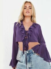 Акція на Топ жіночий Missguided PTX12559 30 Пурпуровий від Rozetka