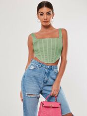 Акция на Топ жіночий Missguided TW628723 34 Зелений от Rozetka