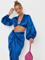 Акція на Топ жіночий Missguided TW632057 34 Синій від Rozetka