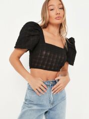 Акция на Топ жіночий Missguided WXTW631169 36 Чорний от Rozetka