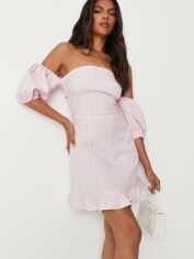 Акція на Сукня вечірня міні осіння жіноча Missguided DD926174 38 Рожева від Rozetka