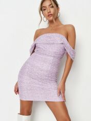 Акція на Сукня-футболка коротка літня жіноча Missguided DE934880 42 Бузкове від Rozetka