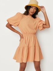 Акція на Сукня коротка жіноча Missguided DD929774 34 Помаранчева від Rozetka