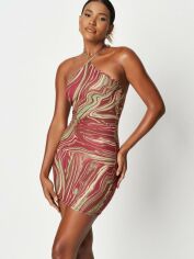 Акція на Сукня коротка літня жіноча Missguided DE936083 42 Різнокольорова від Rozetka