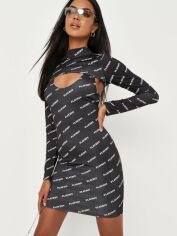 Акція на Сукня коротка жіноча Missguided BR611031 40 Чорна від Rozetka