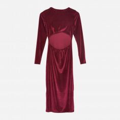 Акція на Сукня міді жіноча Missguided WXDE936140 36 Бордова від Rozetka