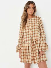 Акція на Сукня коротка жіноча Missguided WXDD930712 42 Коричнева від Rozetka
