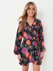 Акція на Сукня на запах коротка літня жіноча Missguided D1003418 40 Чорна від Rozetka