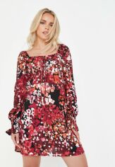 Акція на Сукня коротка літня жіноча Missguided PTX12969 38 Бордова від Rozetka