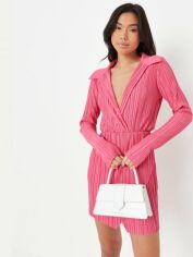 Акція на Сукня на запах коротка літня жіноча Missguided D1003490 42 Рожева від Rozetka