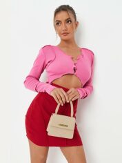 Акция на Сукня-футболка міні осіння жіноча Missguided D1002277 42 Червона от Rozetka