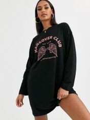 Акція на Сукня коротка осіння жіноча Missguided WXZ9219395 40 Чорна від Rozetka
