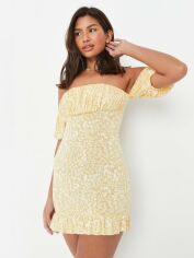 Акція на Сукня коротка літня жіноча Missguided D1005305 42 Жовта від Rozetka